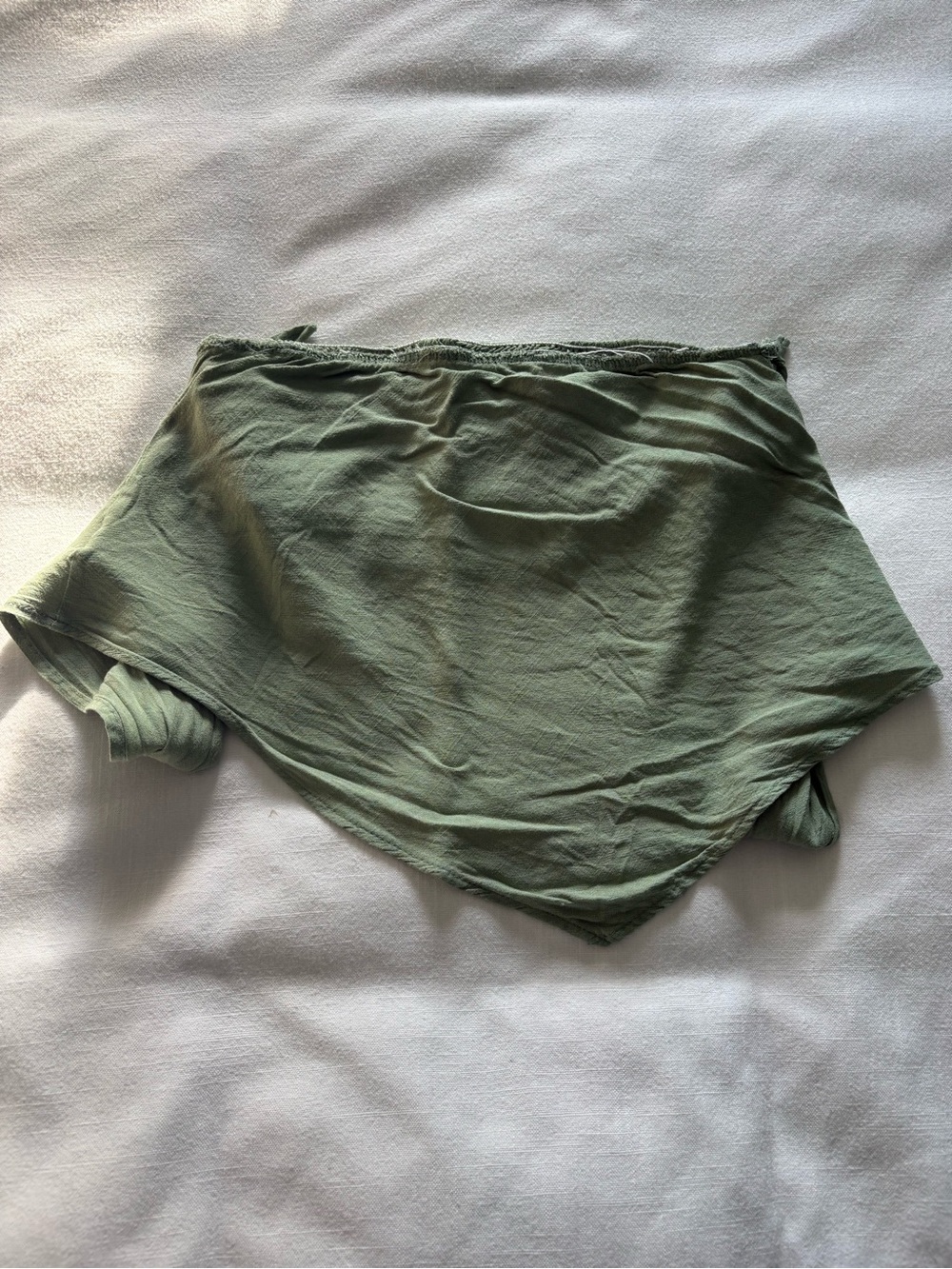 Lightweight Olive Green Bandana Tube Top